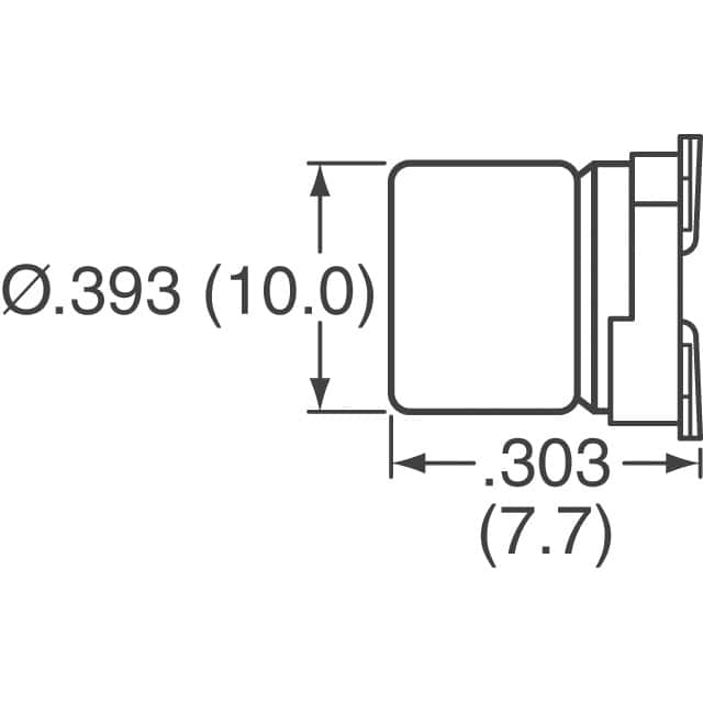 APXA6R3ARA331MJ80G United Chemi-Con  Condensateurs aluminium-polymère